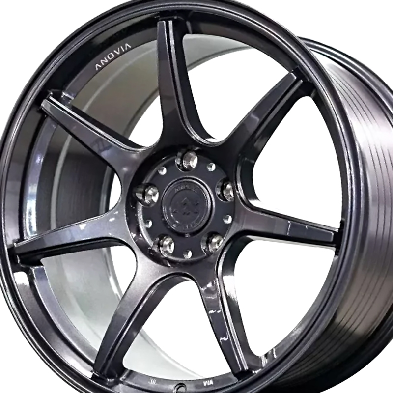 1 X Anovia Kano 18X9.5 5x100 0 Hub 35 Offset Gray Wheel Rim | eBay